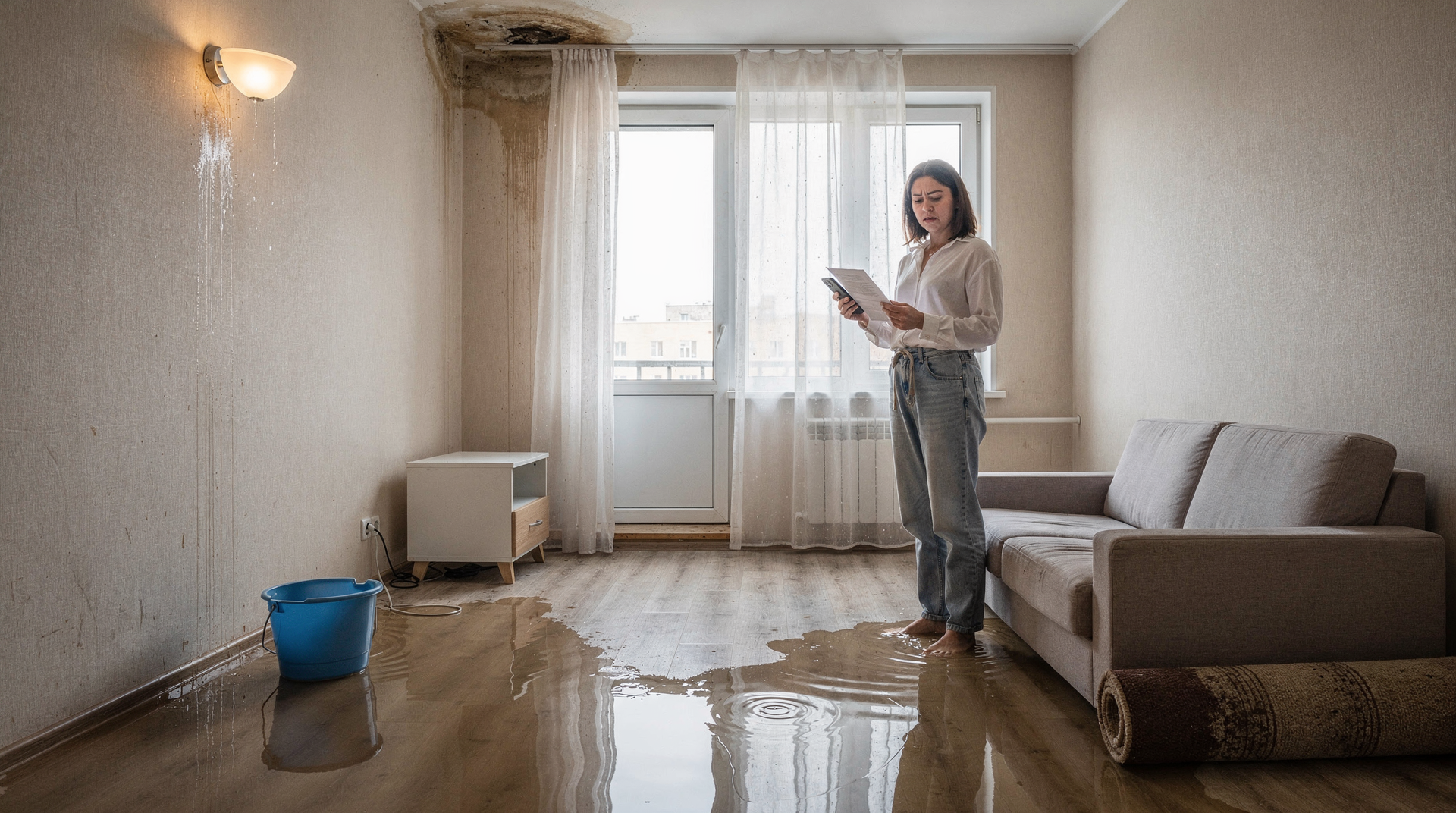 Возмещение ущерба после затопления квартиры: общий порядок действий